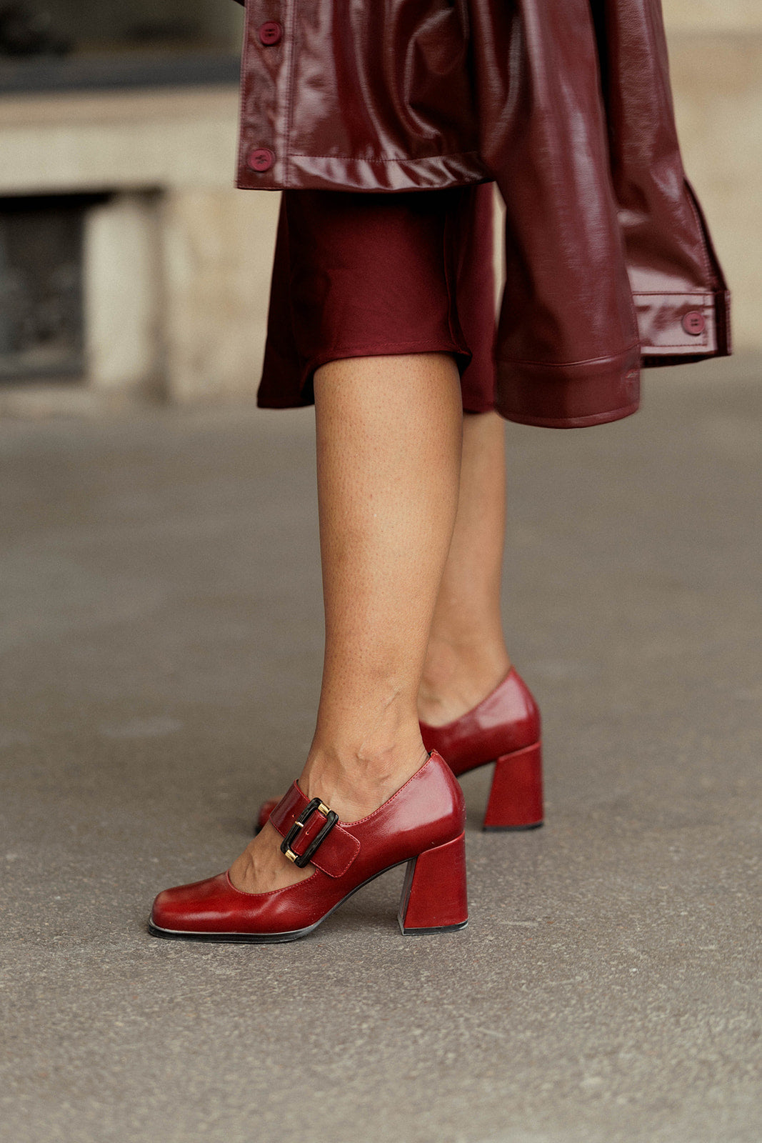 ESCARPINS DEBBIE - BORDEAUX