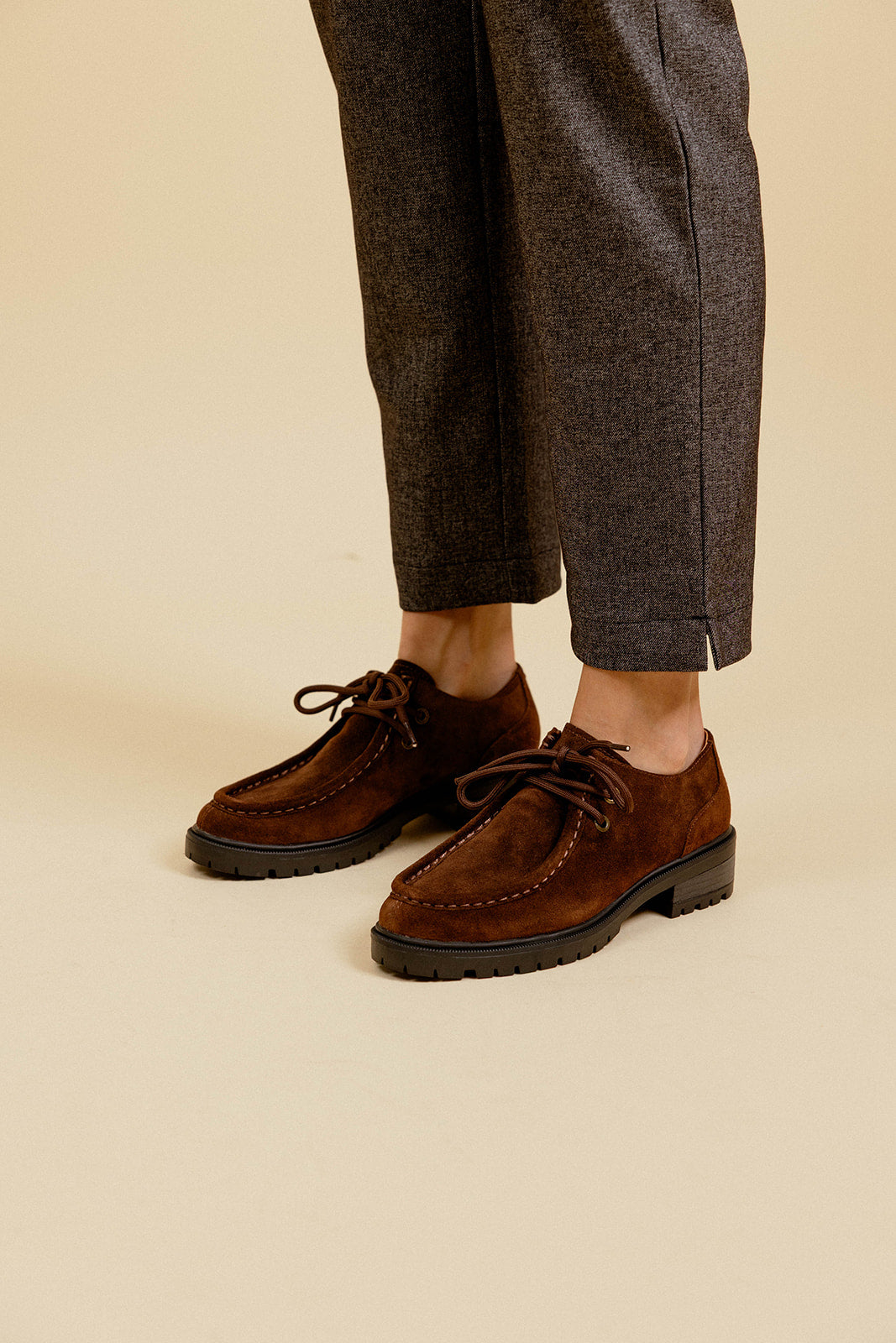 DERBIES DIANA - MARRON