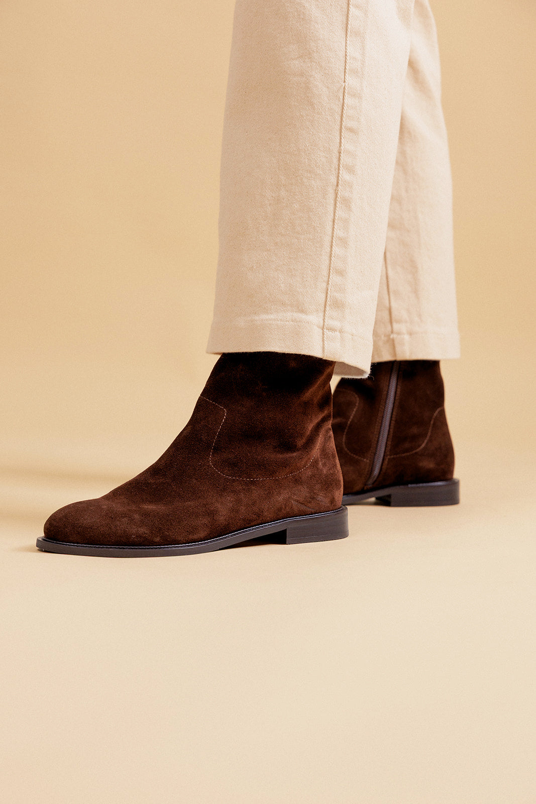 EOLINE ANKLE BOOTS - BROWN