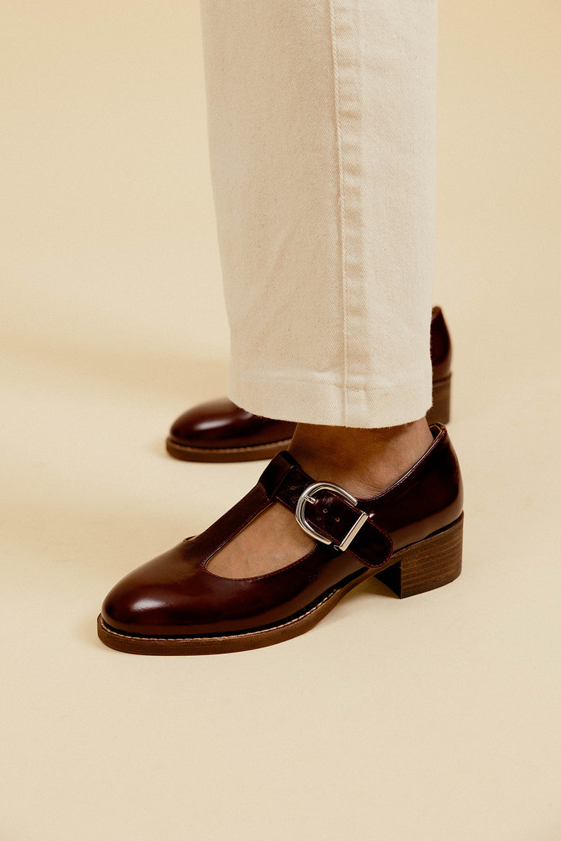 Escarpins marron en cuir véritable – neufs avec étiquette 👠 - Chaussures