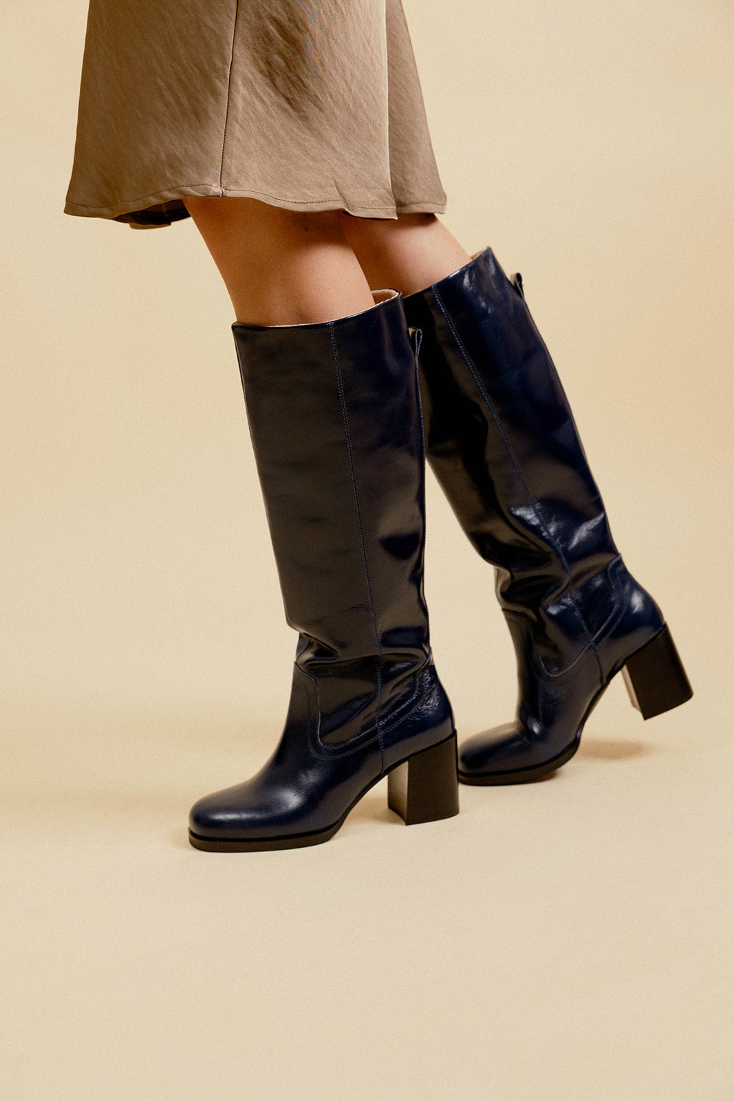 LEONNE BOOTS - NAVY