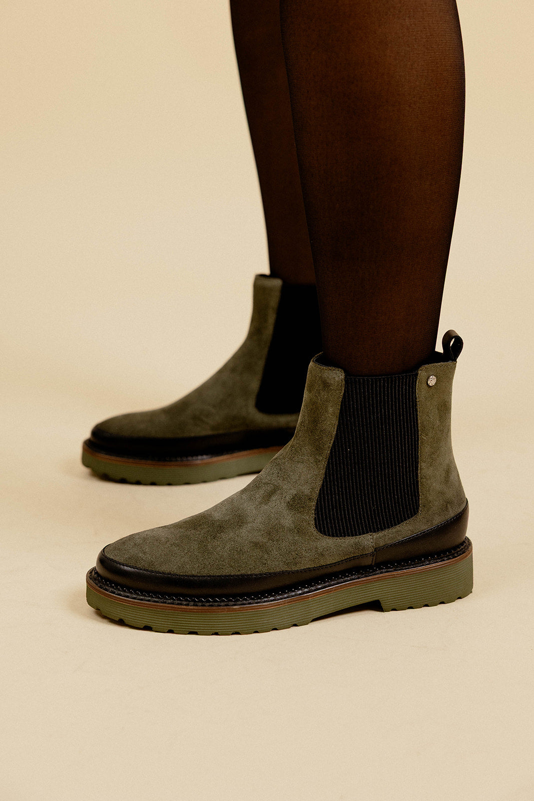 BOTTINES OLIVIA - Kaki
