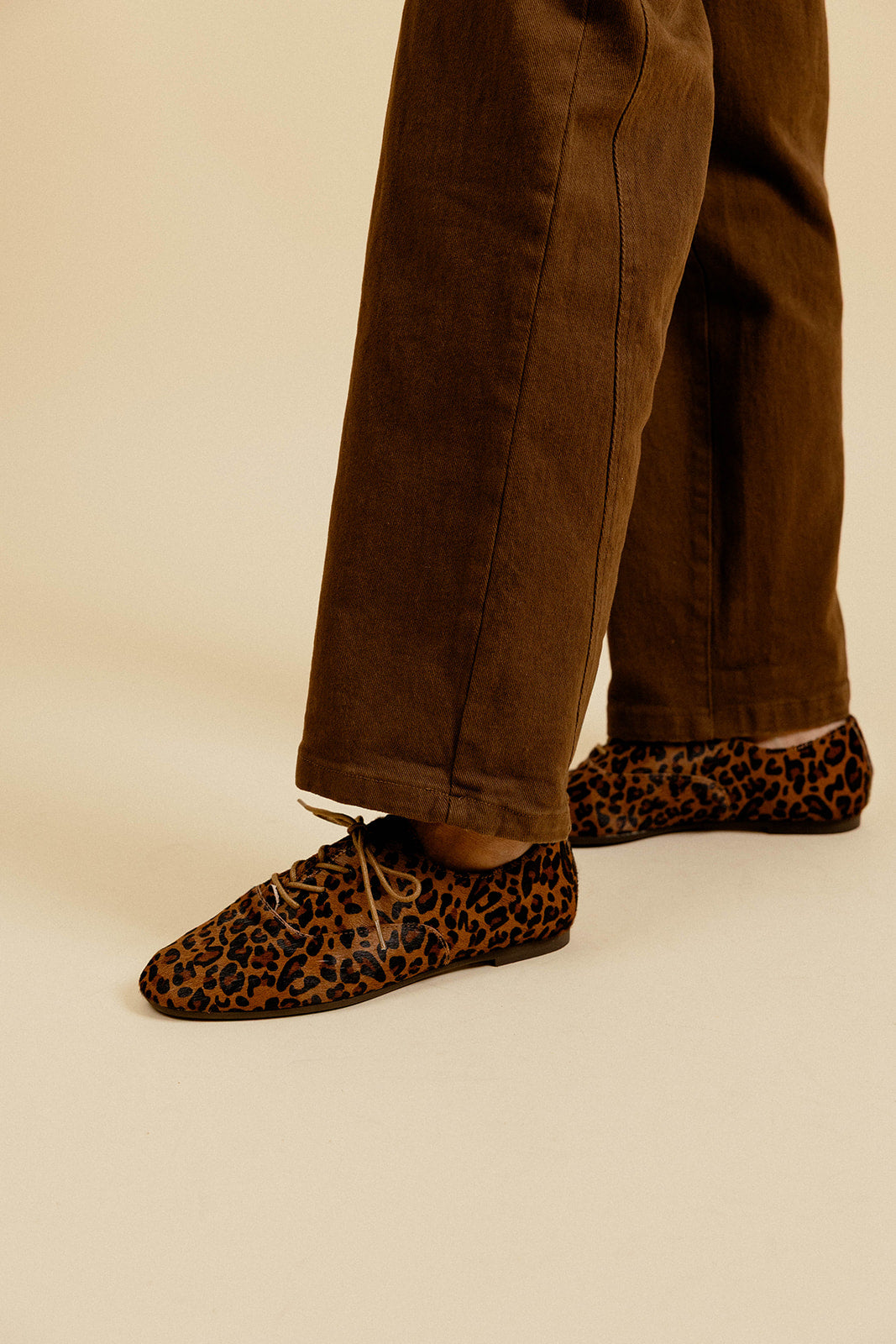 OXFORD SOLINE - BROWN LEOPARD 