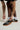 ELVA - Baskets en Cuir Croco Noir