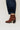 CAELIA - Bottines à Talon et Semelle Crantée en Cuir Marron