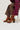 DONNA - Bottines à Plateforme en Cuir Cognac
