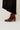 MILLIE - Bottines Pointues à Petit Talon en Cuir Cognac