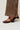 VIVIENNE - Escarpins Babies en Cuir Vernis Bordeaux