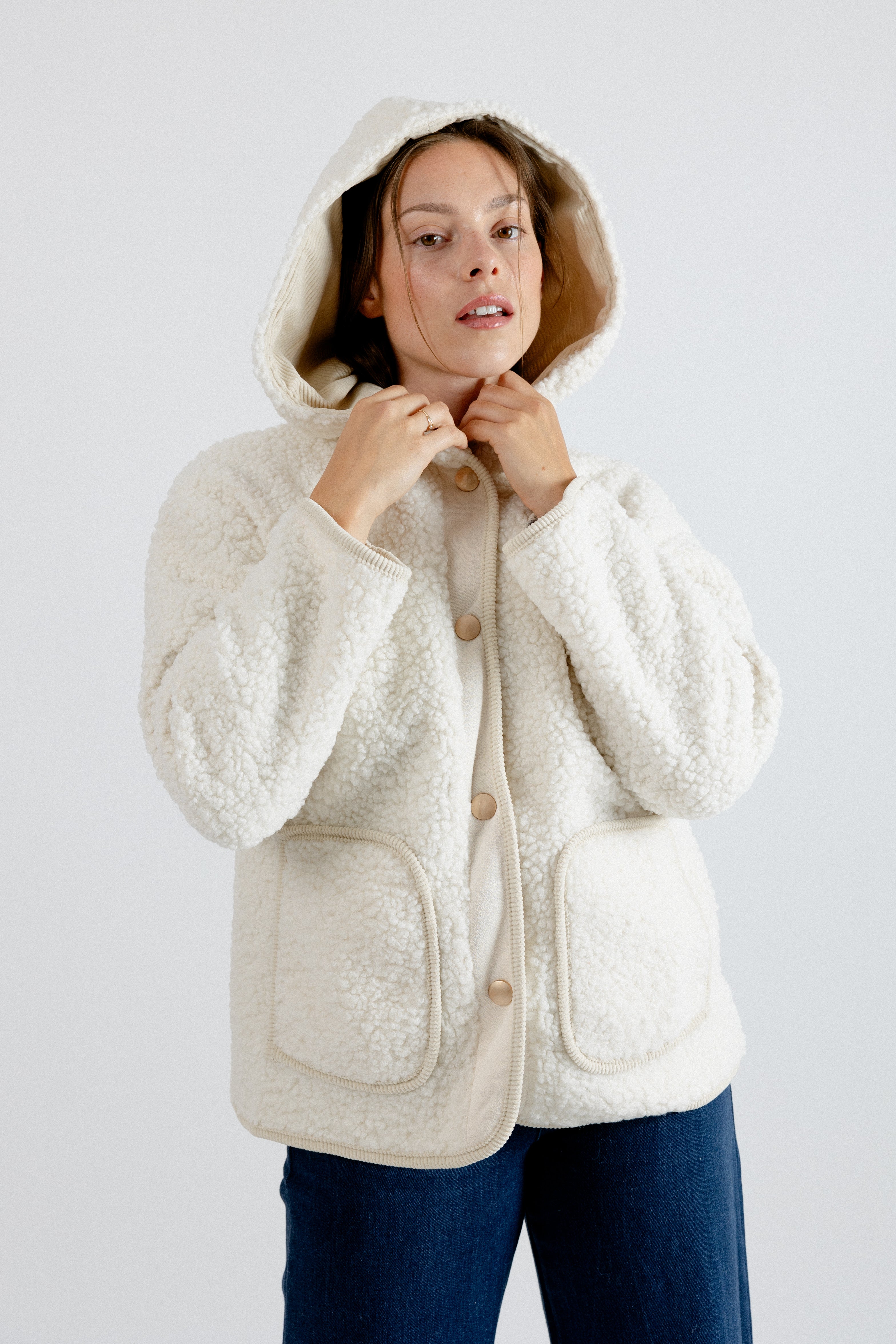 MANTEAU ABBIE - ÉCRU