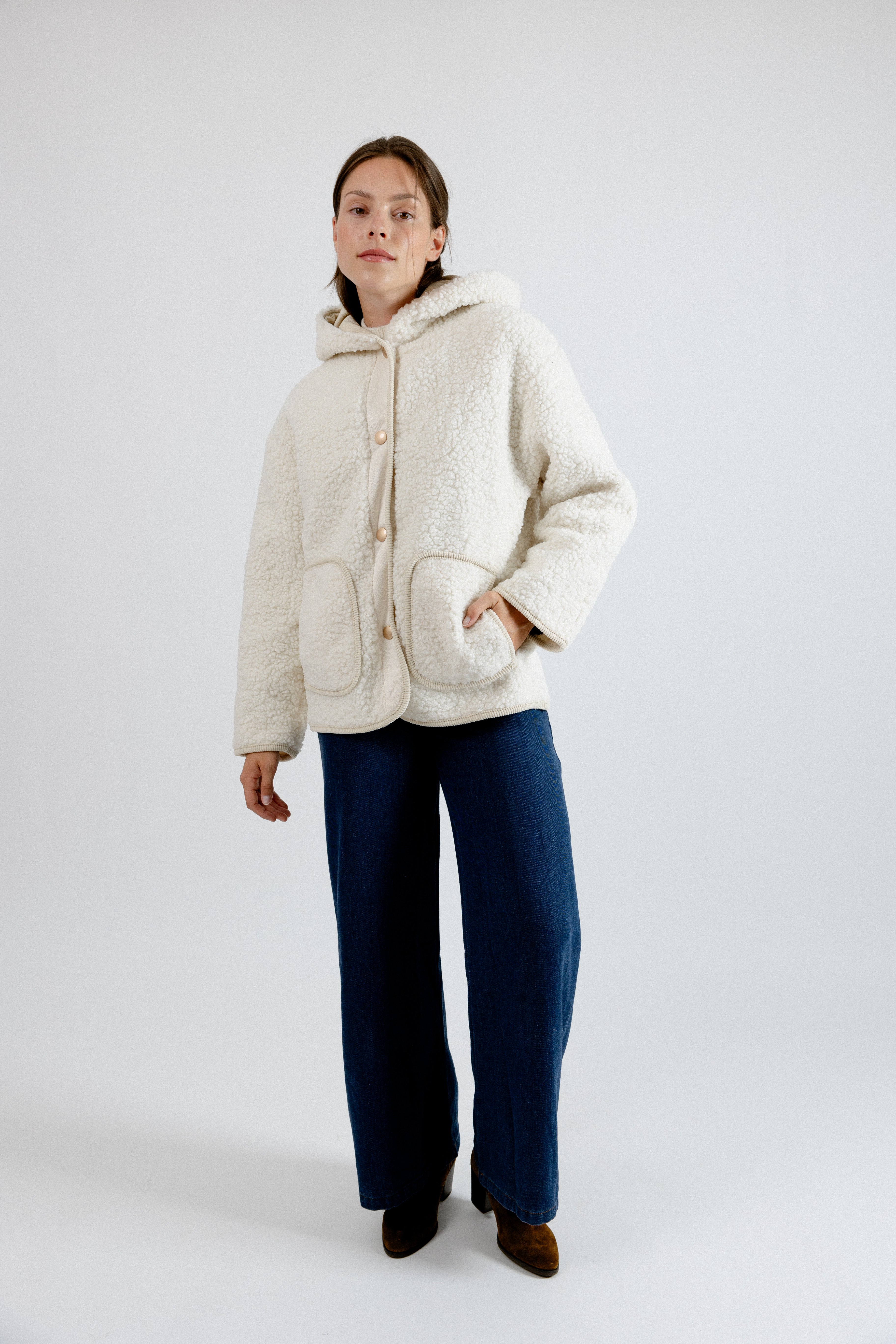 MANTEAU ABBIE - ÉCRU