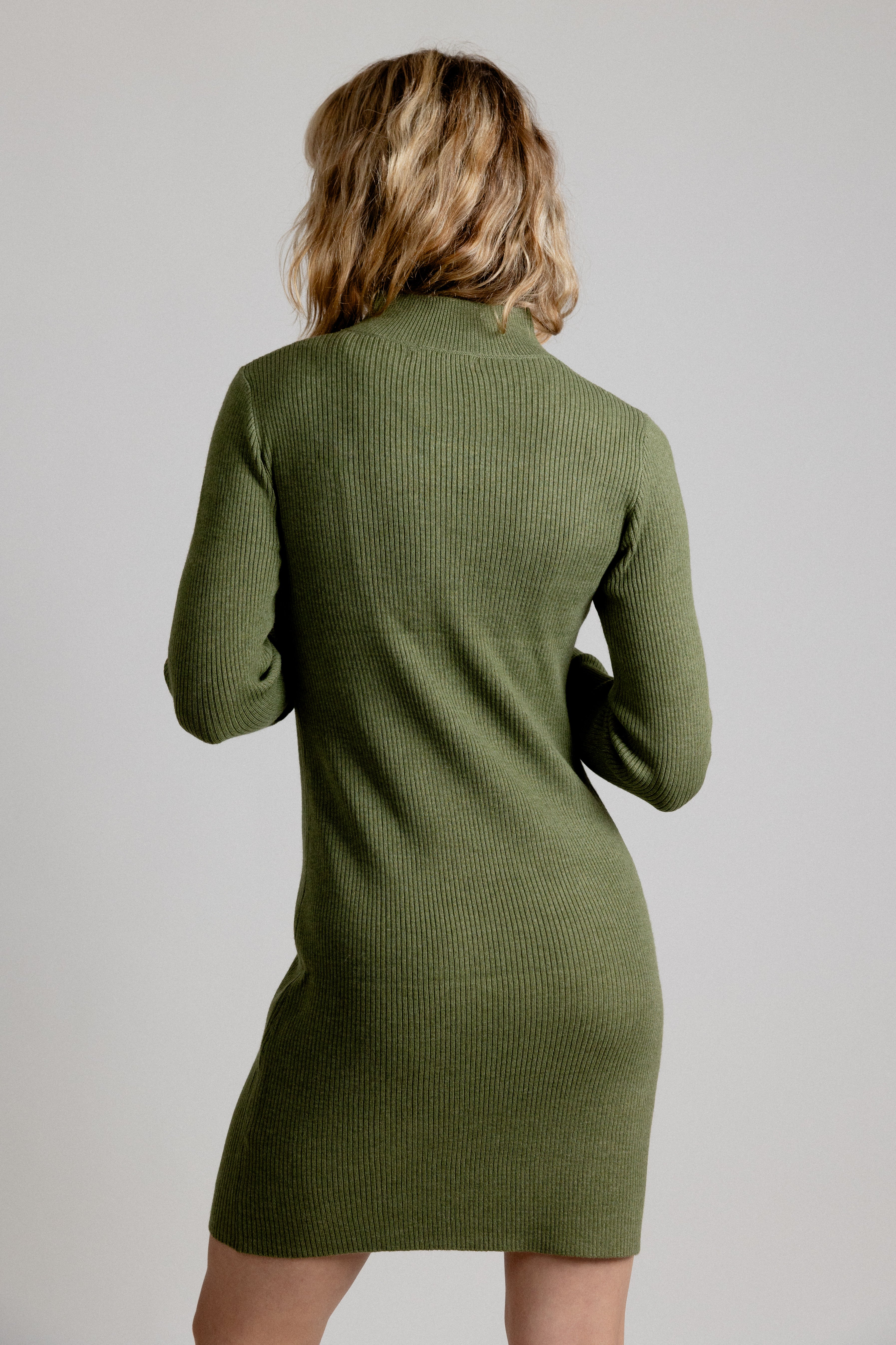 BARNABA DRESS - KHAKI 