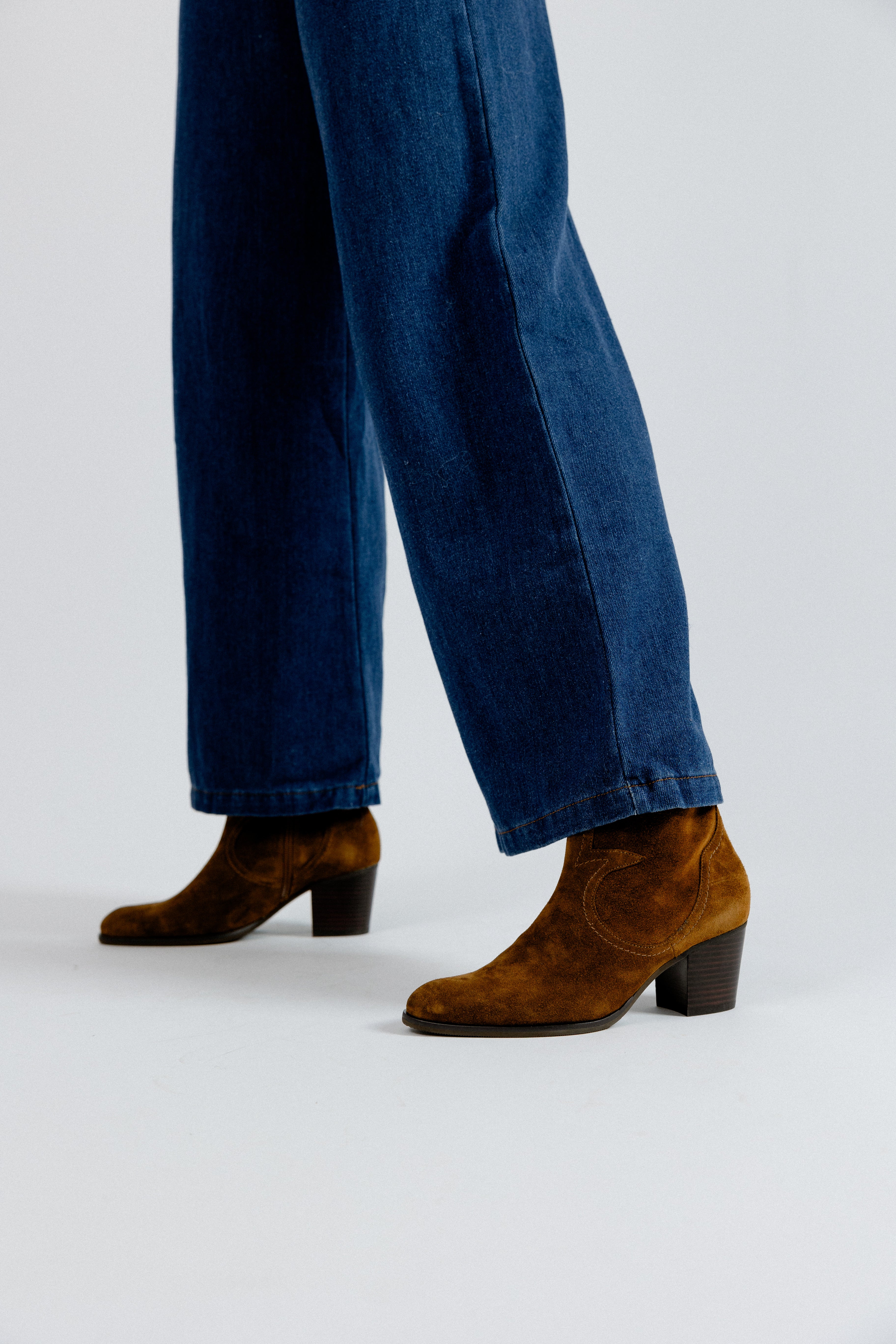 CASSIE ANKLE BOOTS - CAMEL