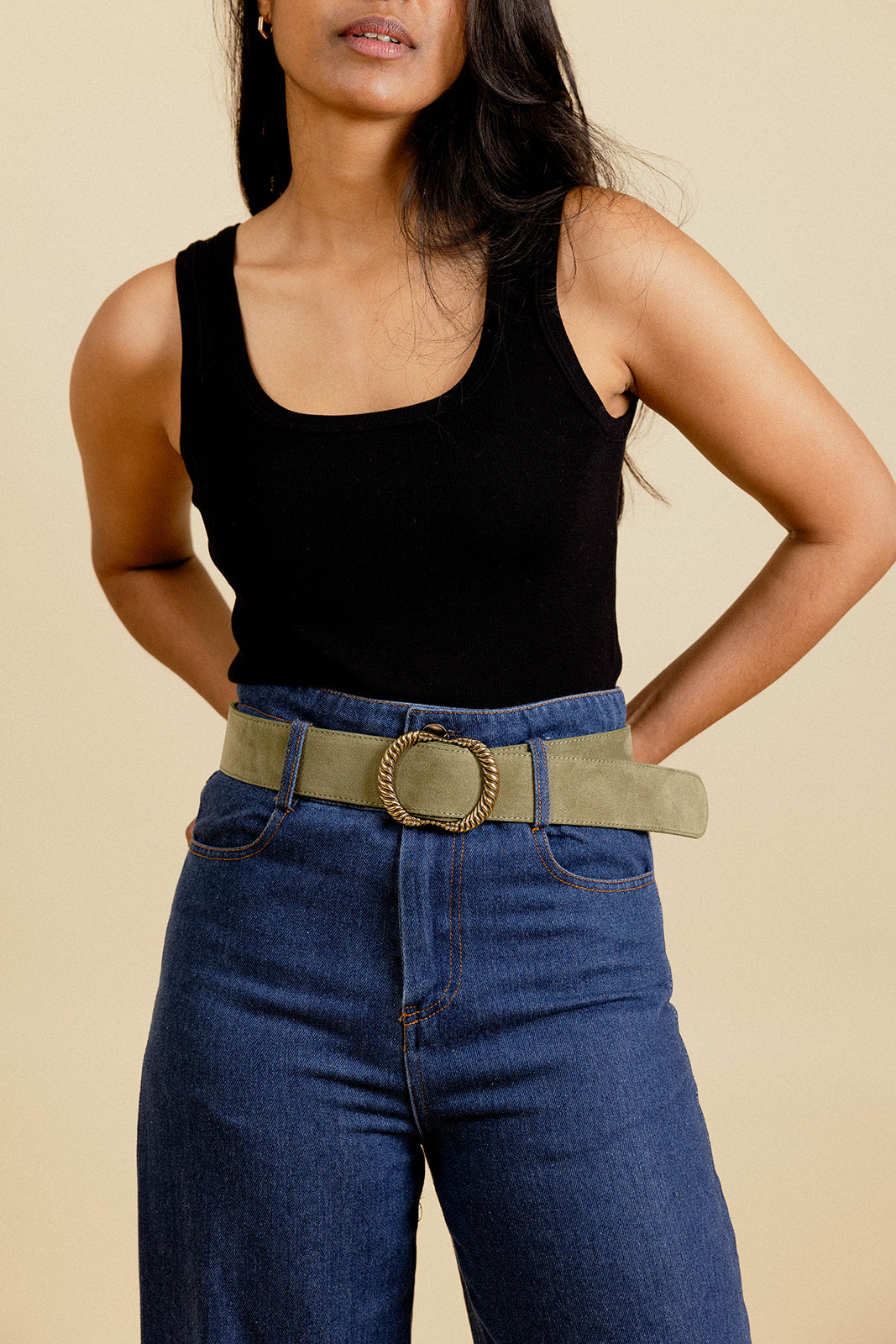 CEINTURE  CLOTAIRE - KAKI