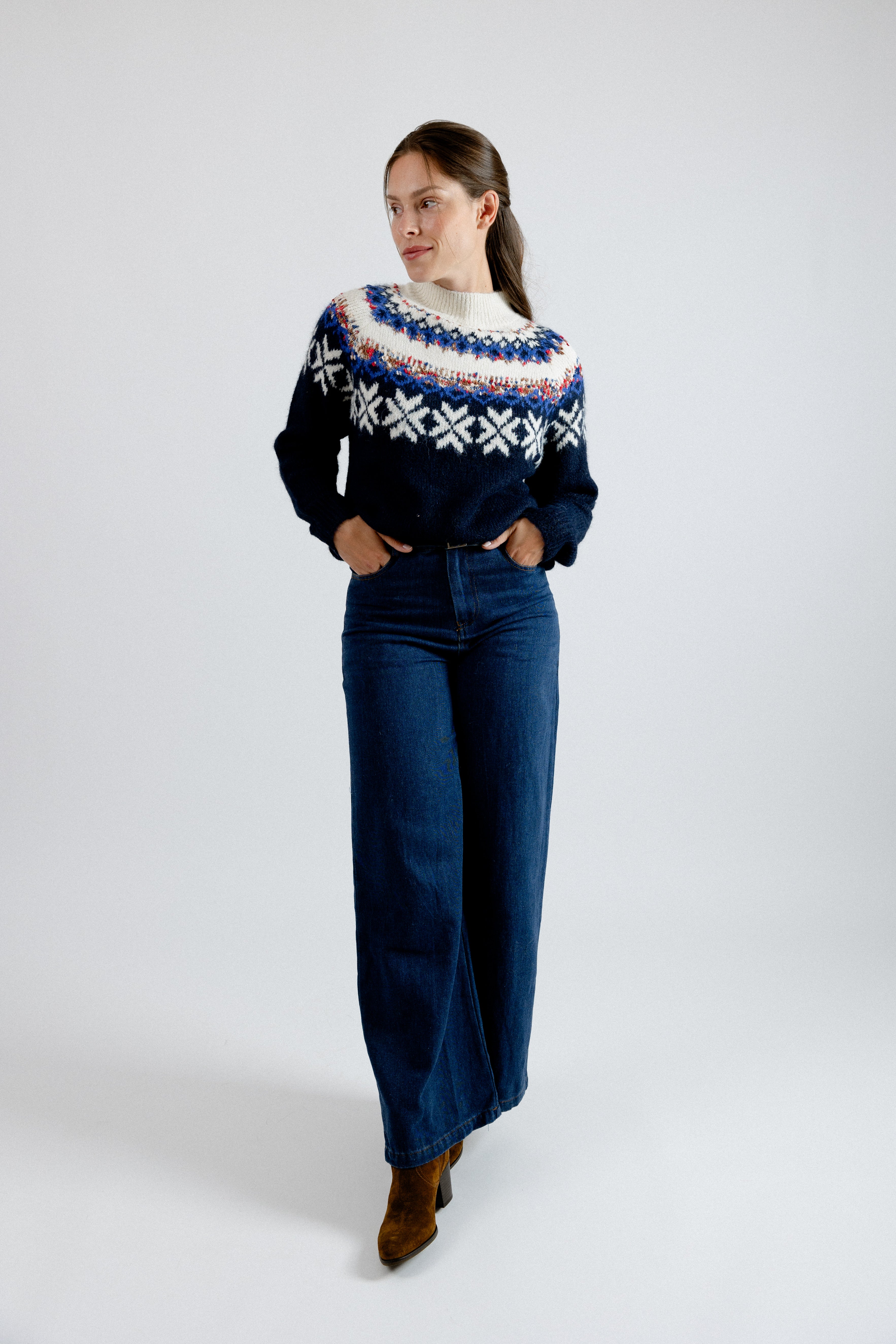 ELLA SWEATER - NAVY