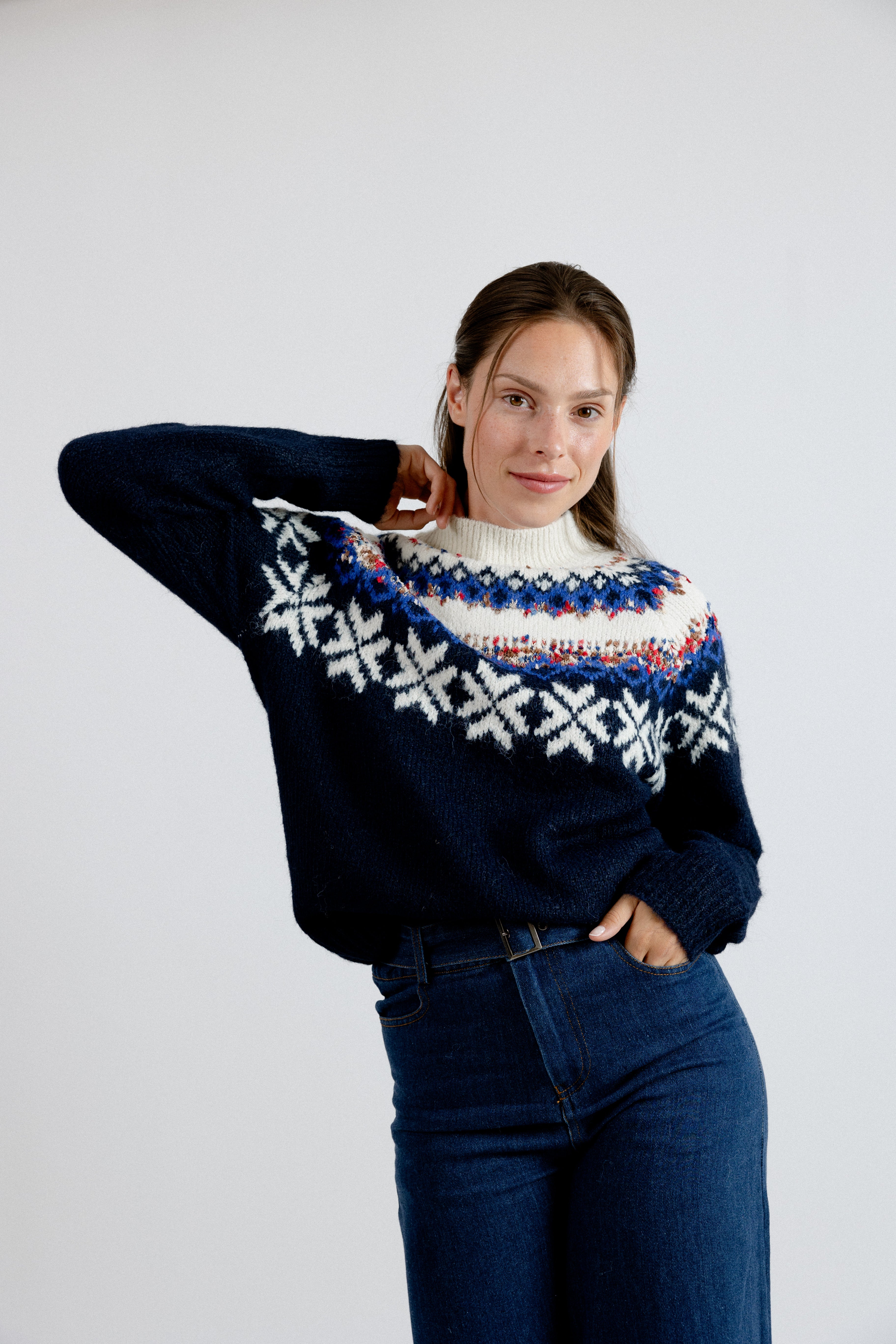 ELLA SWEATER - NAVY
