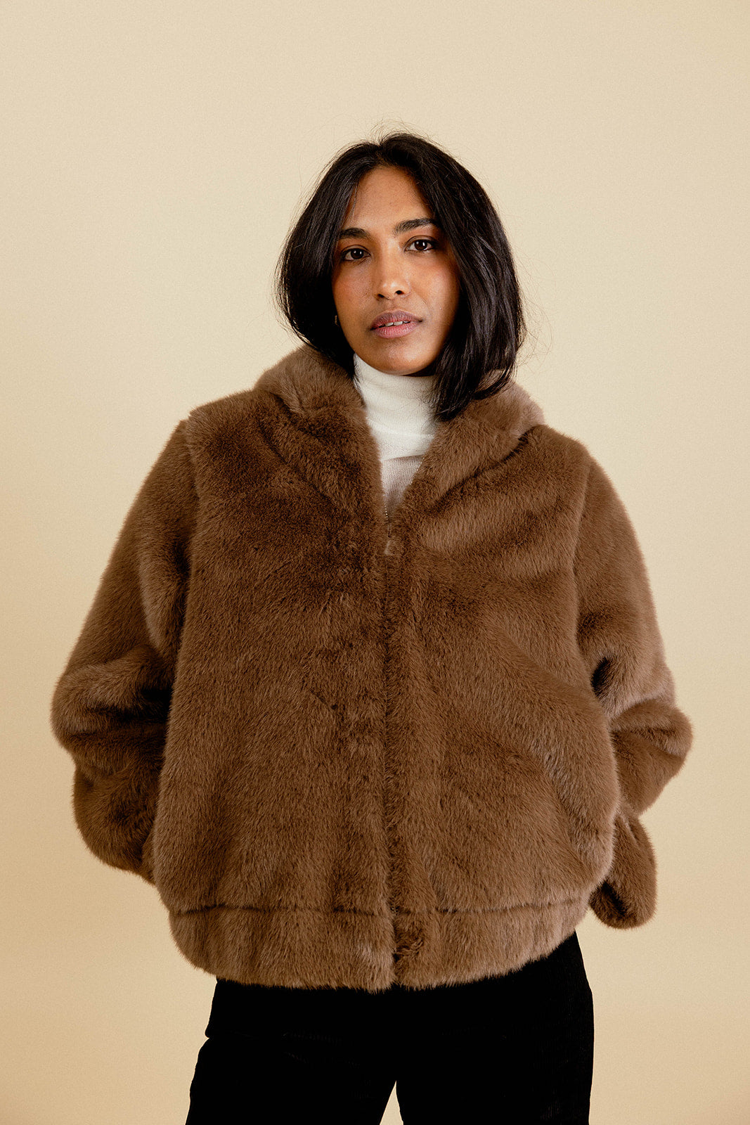 ESTHER COAT - CHOCO