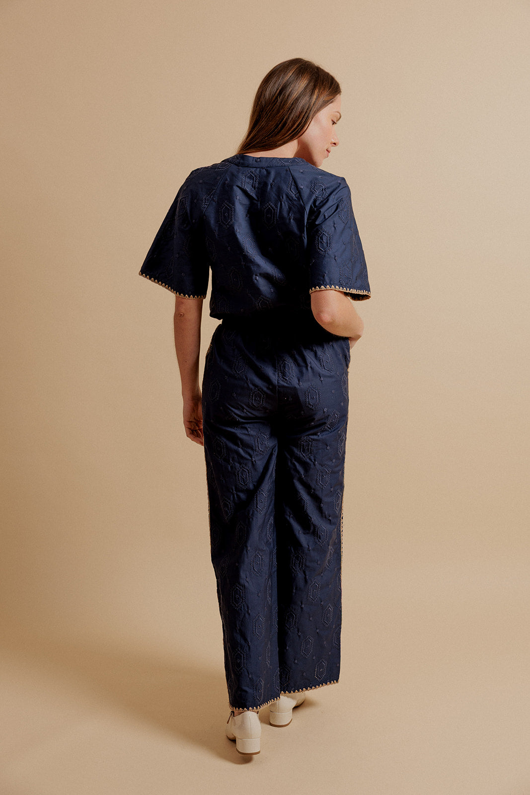 TOP FELICIE - NAVY