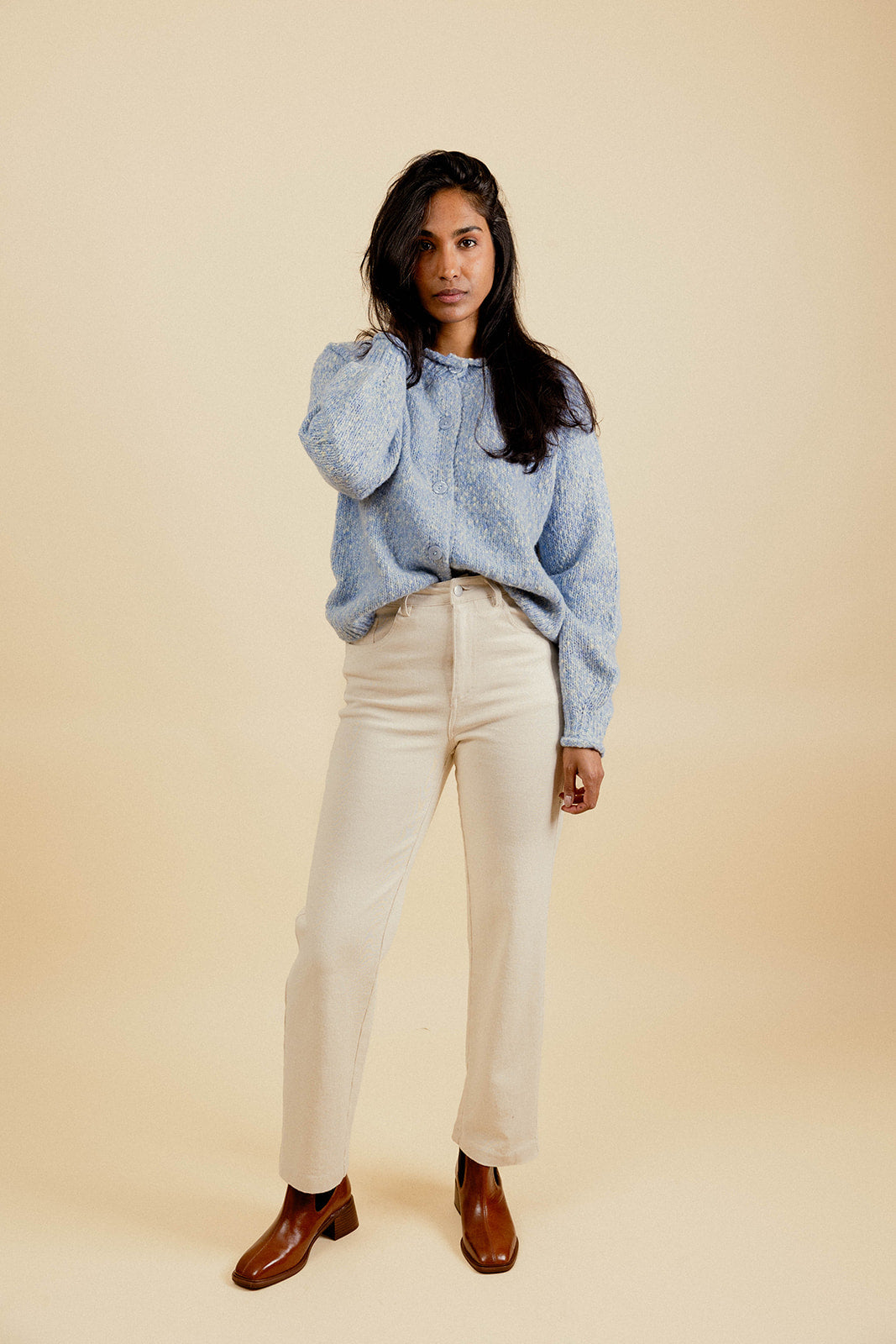 FLORENTINE CARDIGAN - BLUE