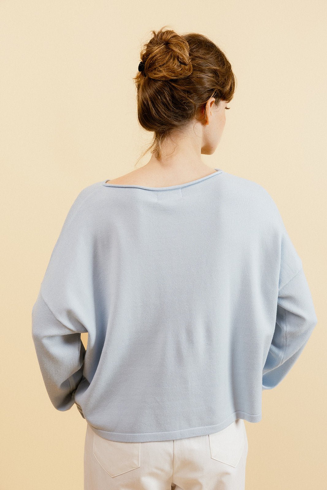 GERMAIN - Gilet Ciel Fin à Manches Longues