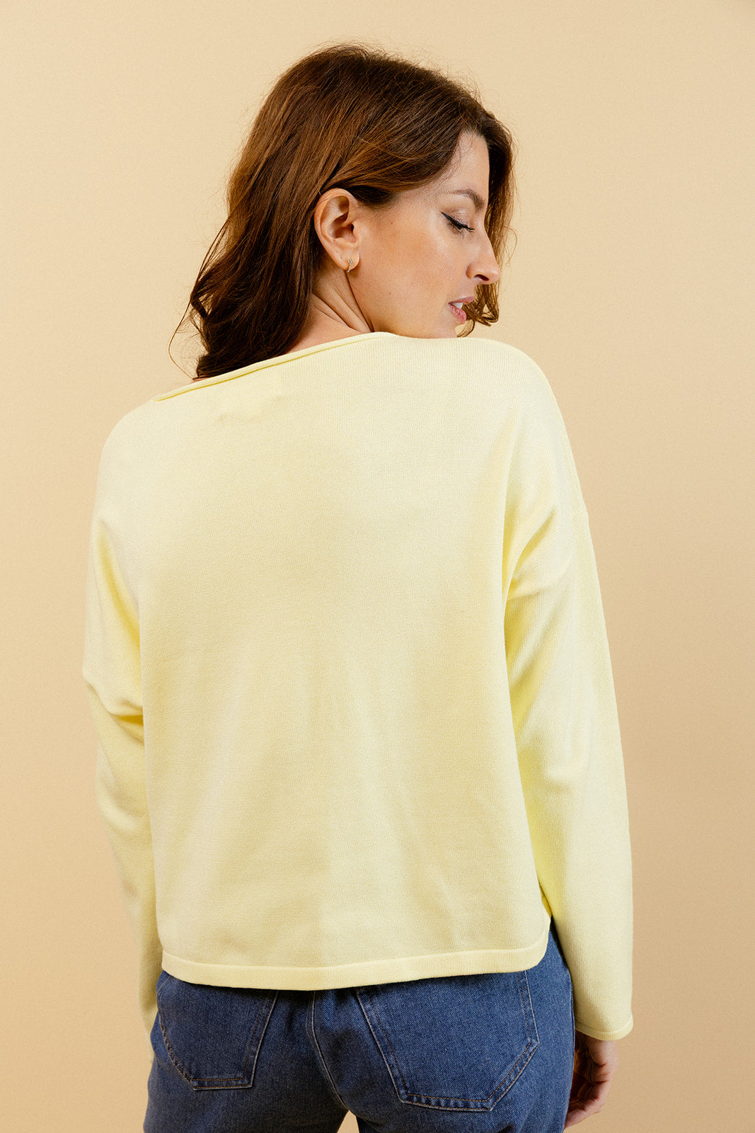 GERMAIN - Gilet Jaune Fin à Manches Longues