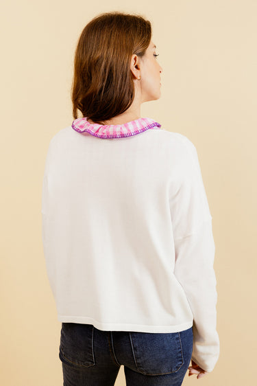 GILET GERMAIN - ÉCRU