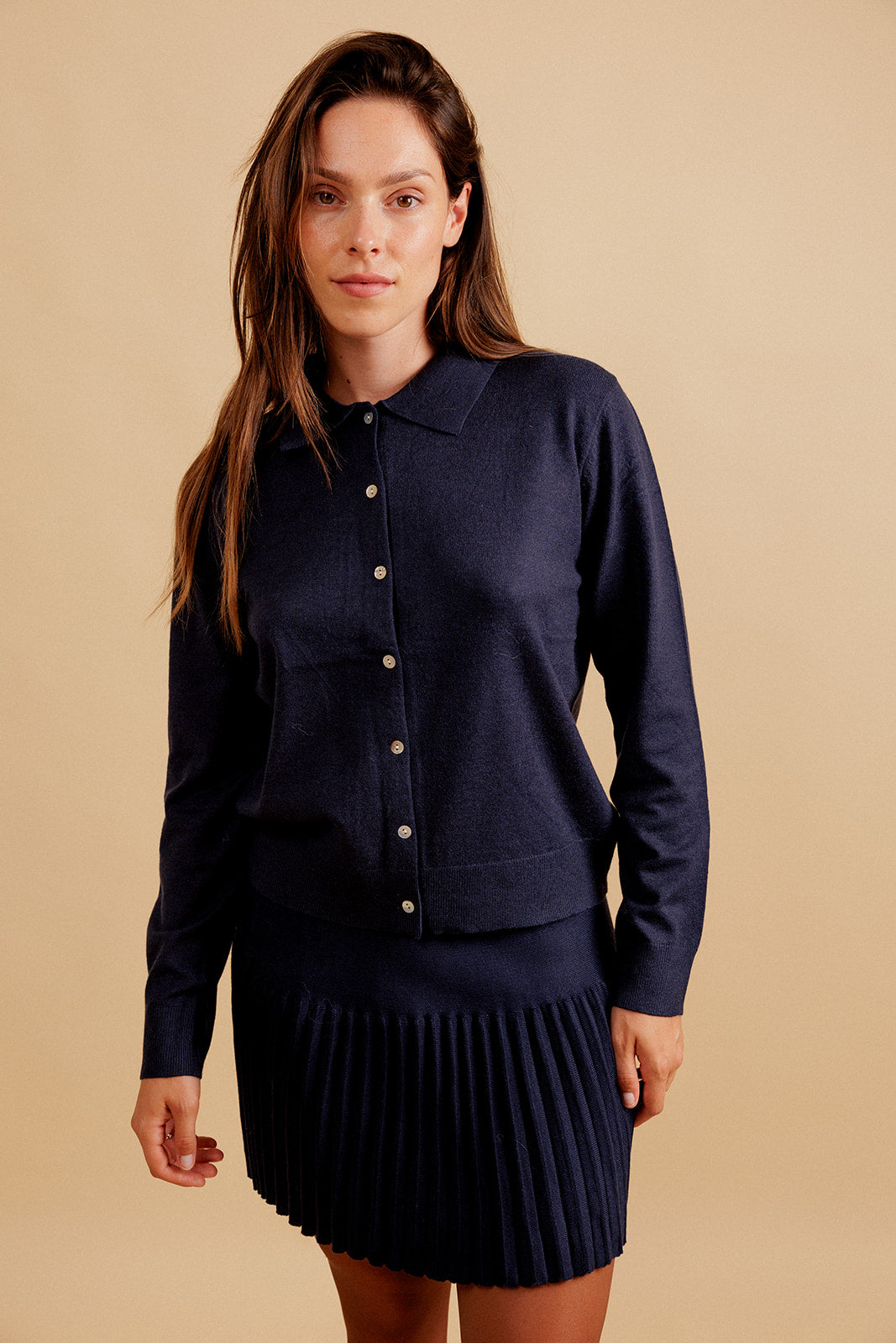 CARDIGAN  OPHIRA - MARINE