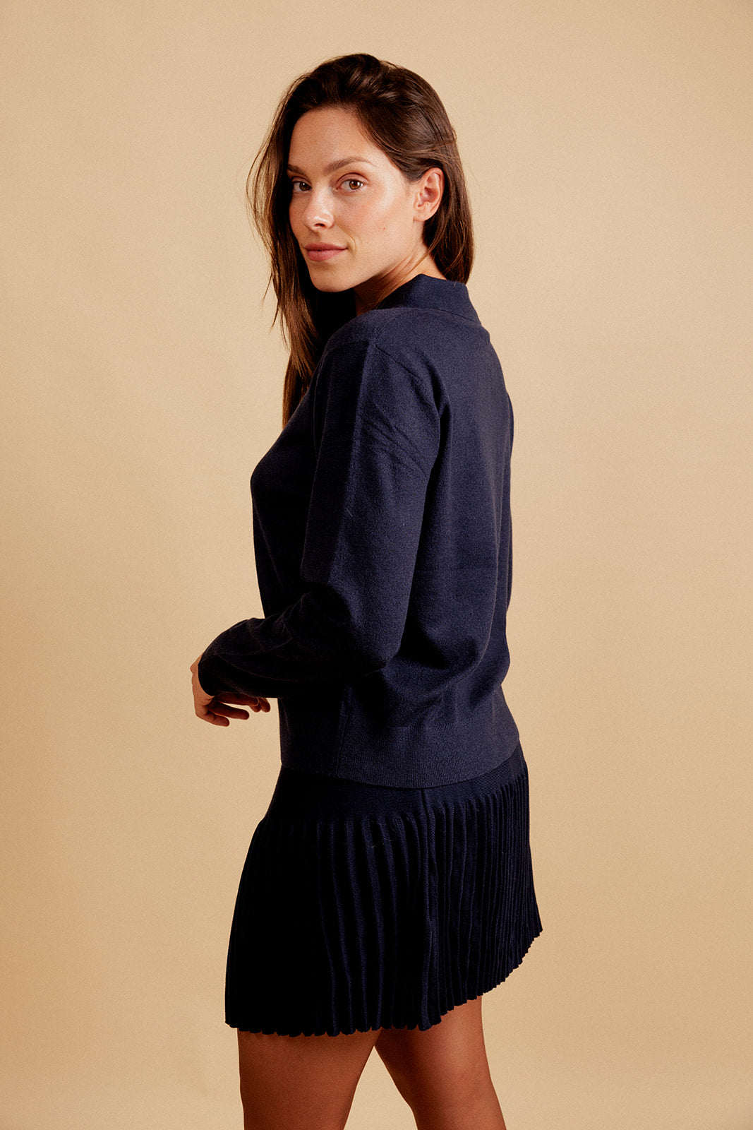 CARDIGAN  OPHIRA - MARINE