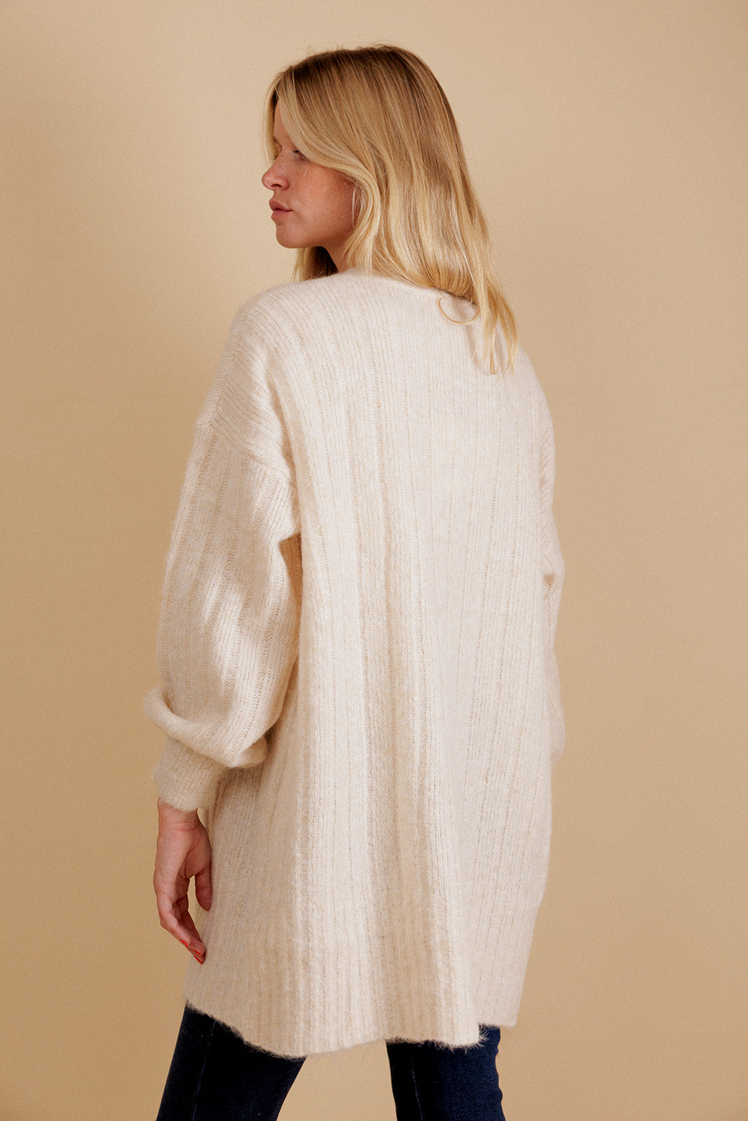 CARDIGAN ISMÉRIE - ÉCRU