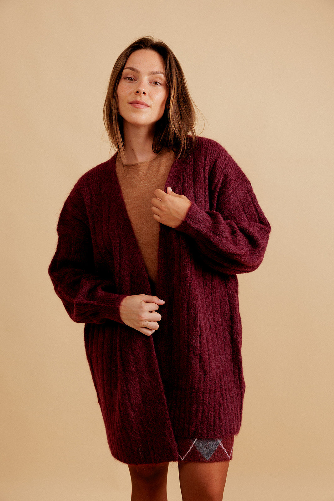 CARDIGAN  ISMÉRIE - VIOLINE