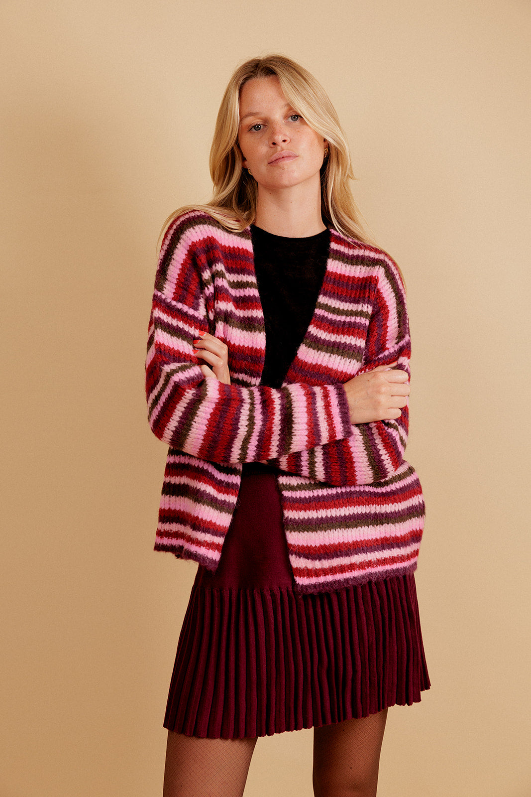 CARDIGAN  MIRELLA - VIOLINE