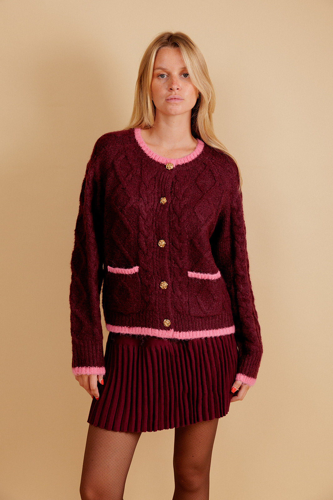CARDIGAN  MÉLUSINE - VIOLINE