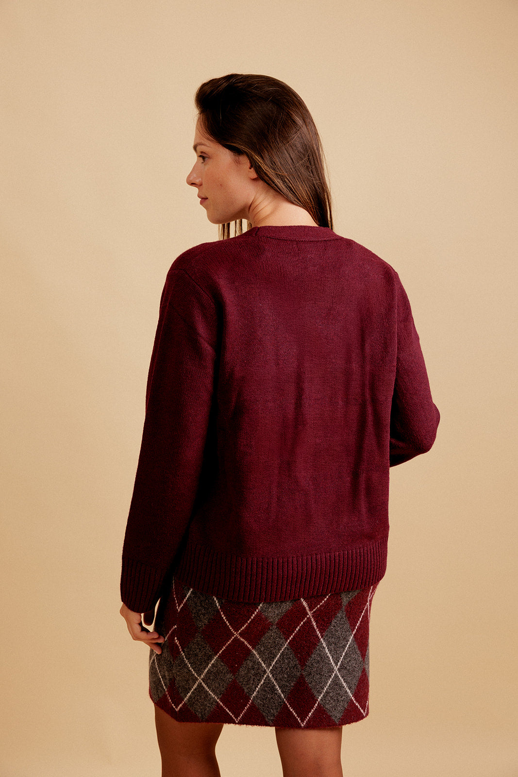 GILET ERYNE - BORDEAUX