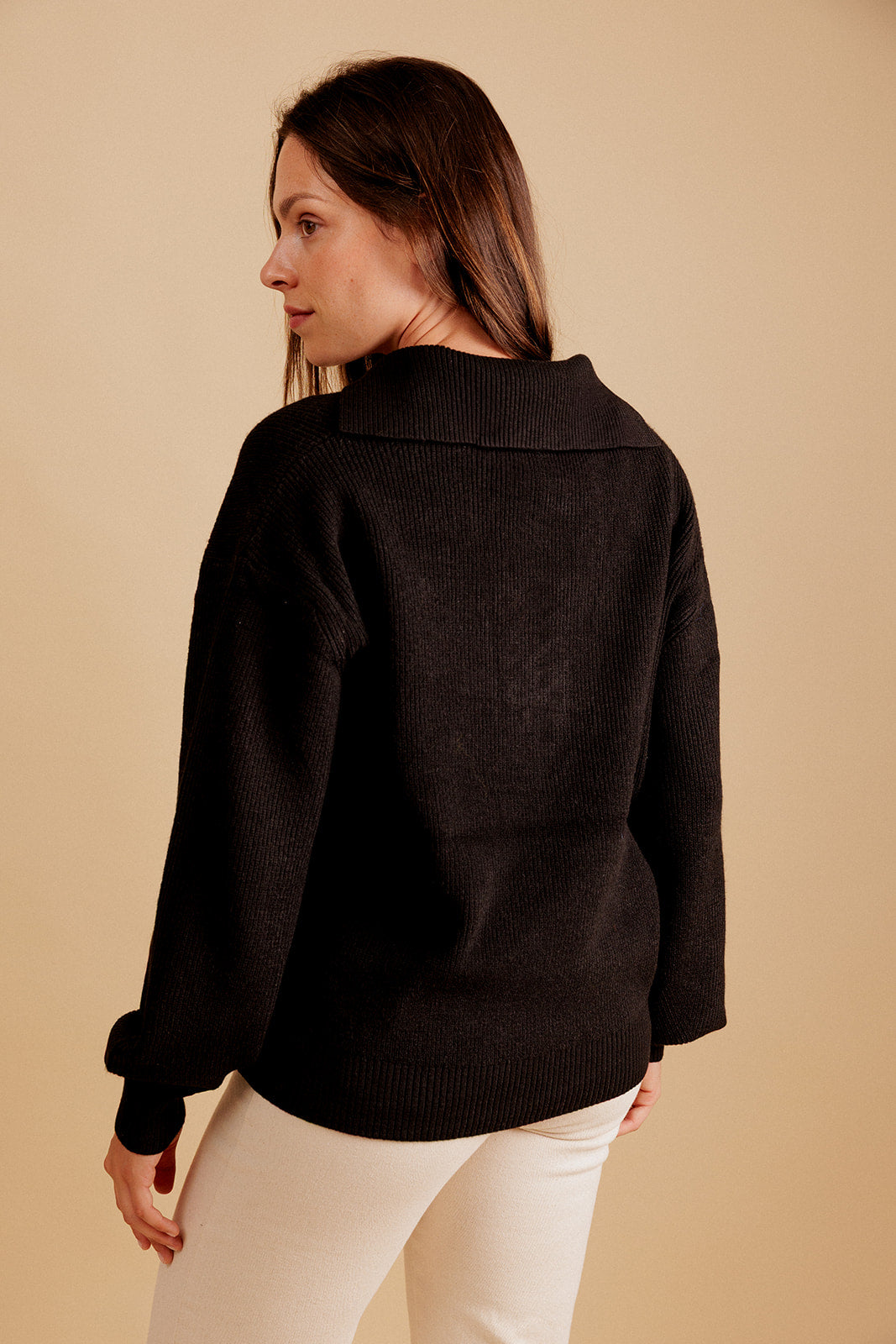 PULL CAMIONNEUR  ALHÉNA - NOIR