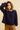 KELLY - Pull Marine en Crochet Femme