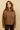 ERICA - Gilet en Maille Femme couleur Tabac