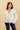 VÉRO - Pull Écru Manches Longues Col V Femme