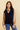 CHUCK - Pull Marine sans Manches en Maille Femme