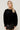 MAELYNE - Pull Col Rond Large avec Strass Noir