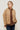 DELYA - Gilet Col Rond en Maille Alpaga Camel