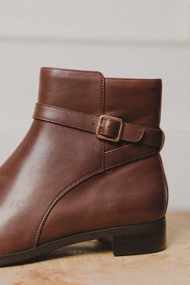 BOTTINES JOKARI - Marron
