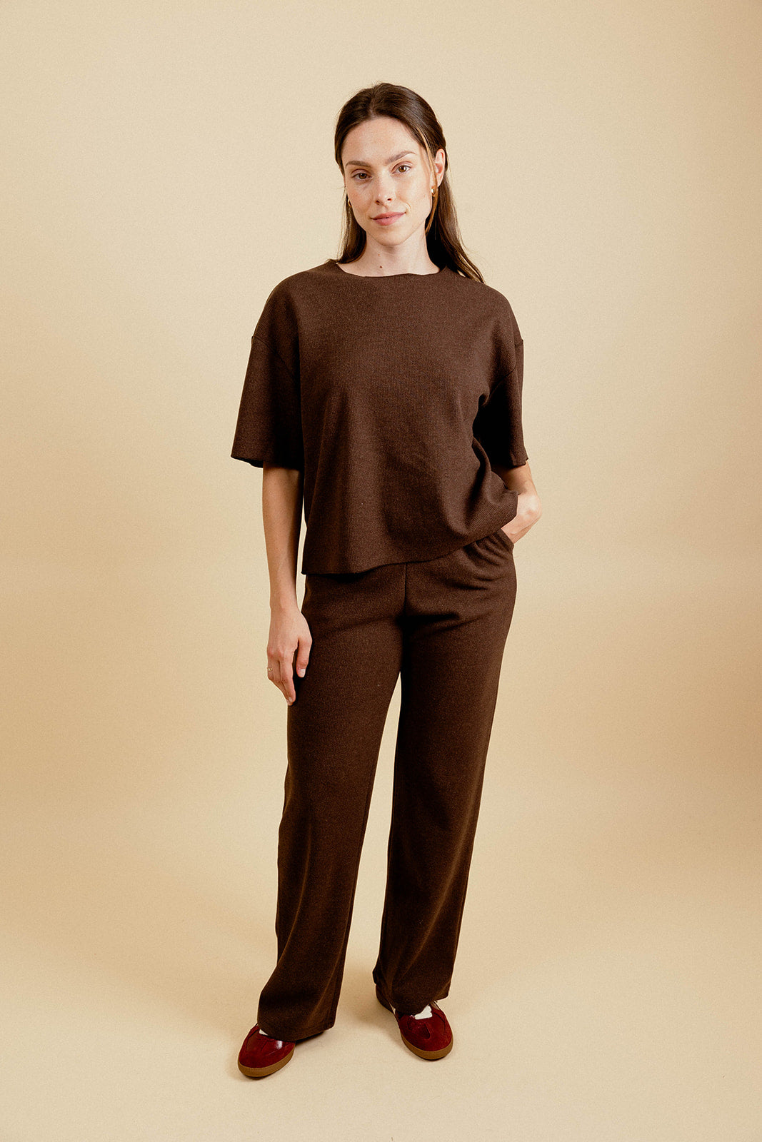 TOP KATE - BROWN