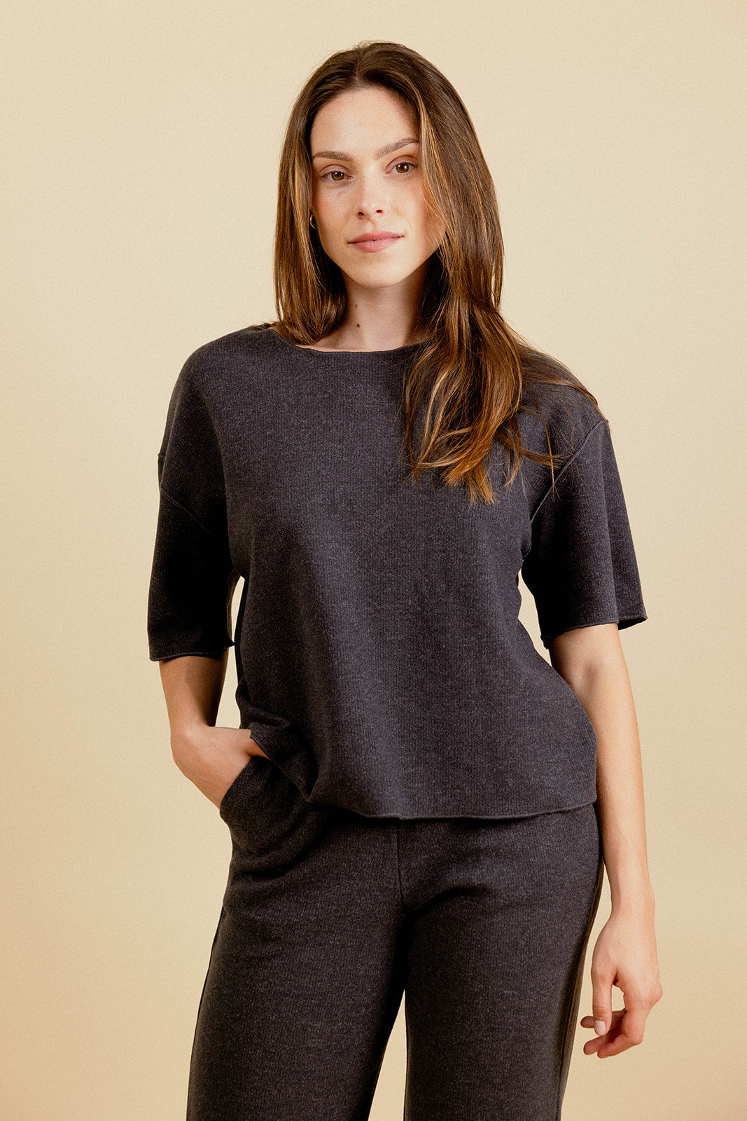 TOP KATE - GREY