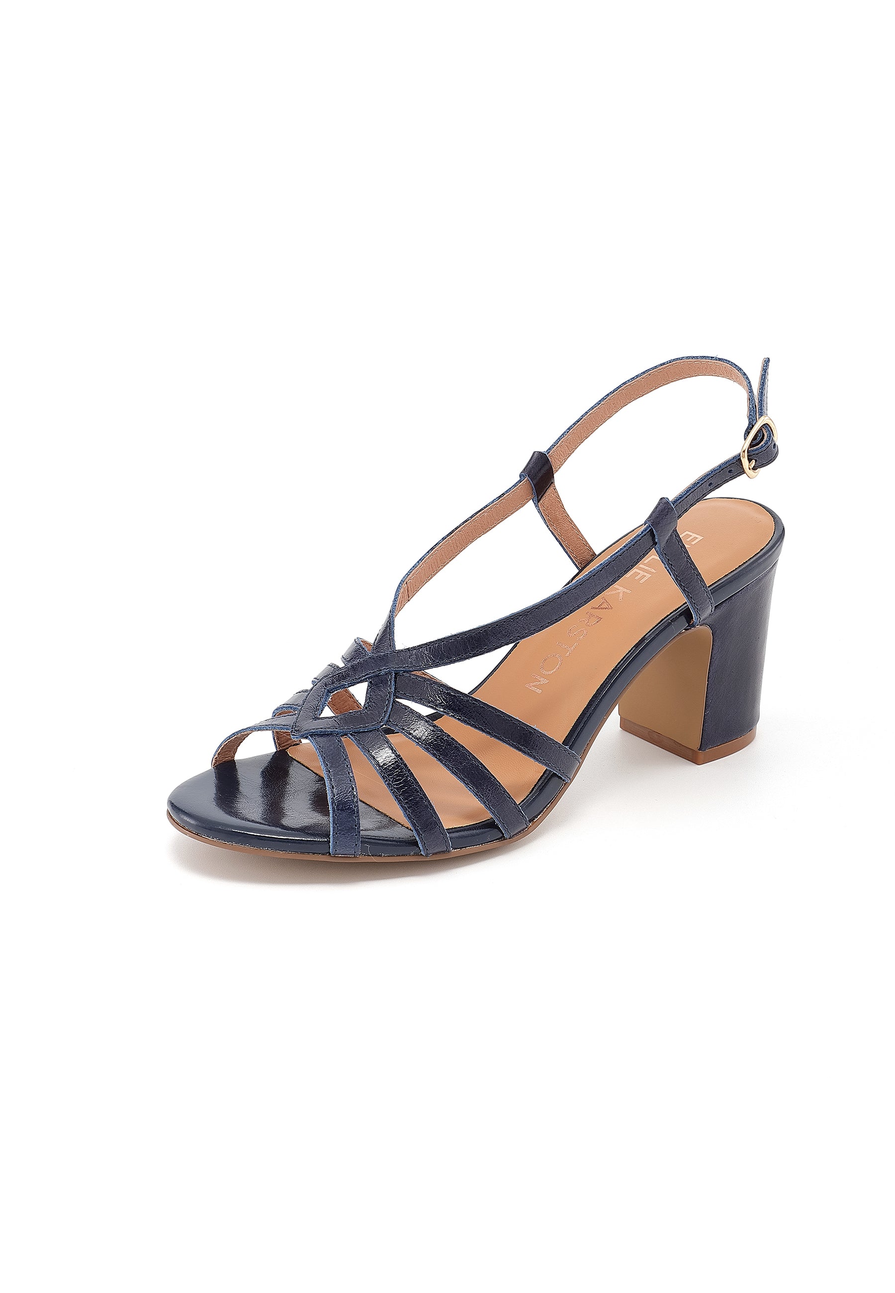LOUANE - Sandales à Talons Marine