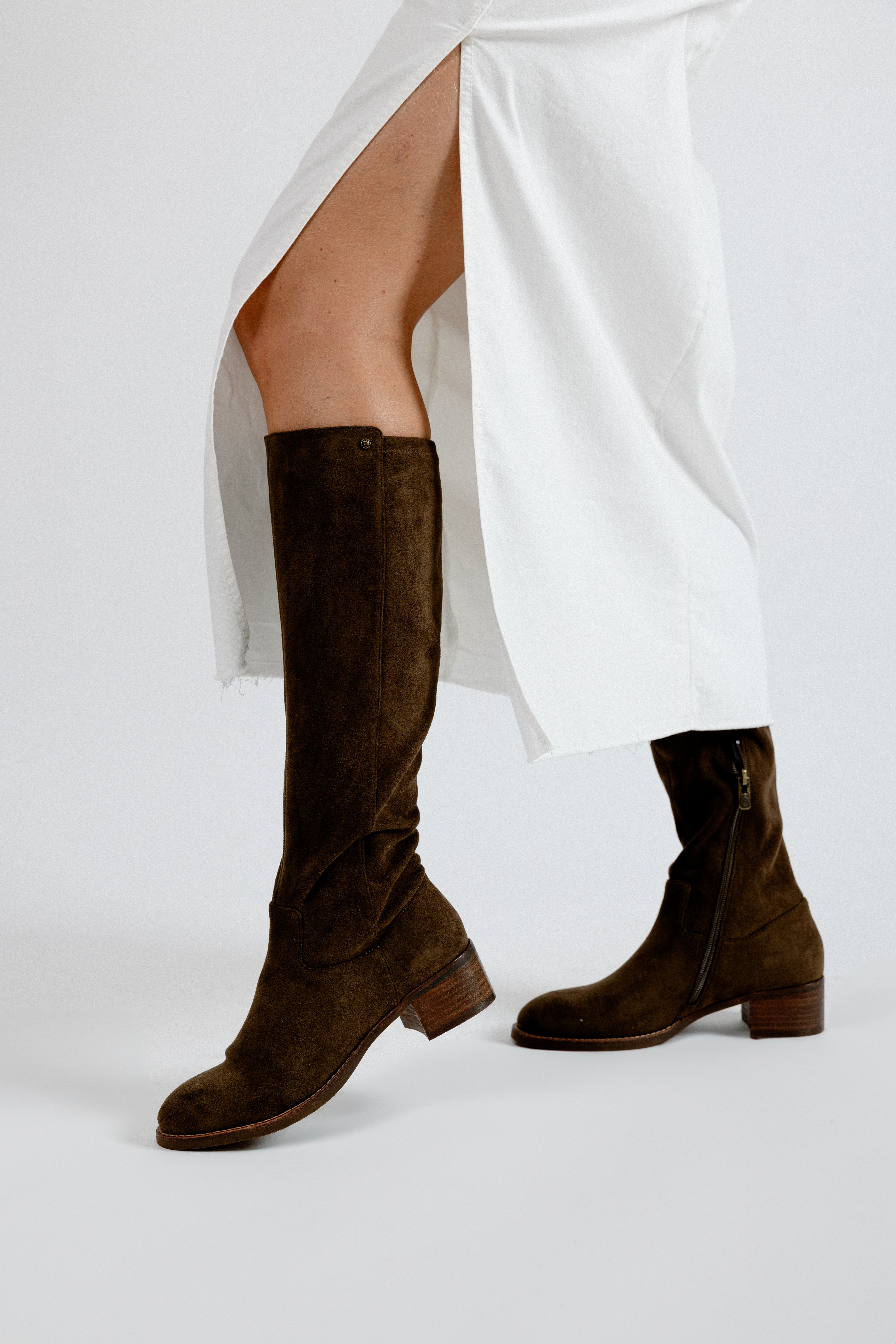 LAVENDER - KHAKI BOOTS