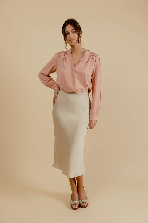 JUPE LEONTINE -  BEIGE