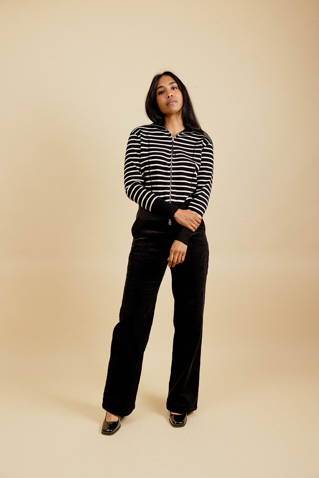LIO CARDIGAN - BLACK