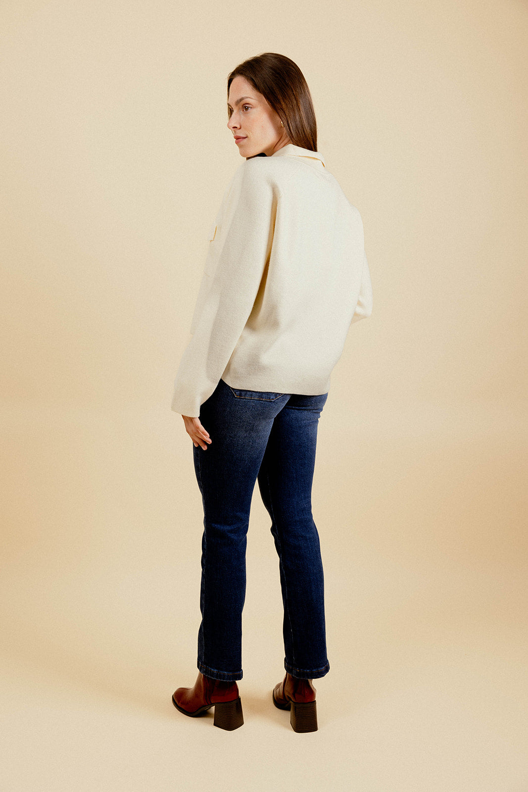 LIORAN CARDIGAN - ECRU