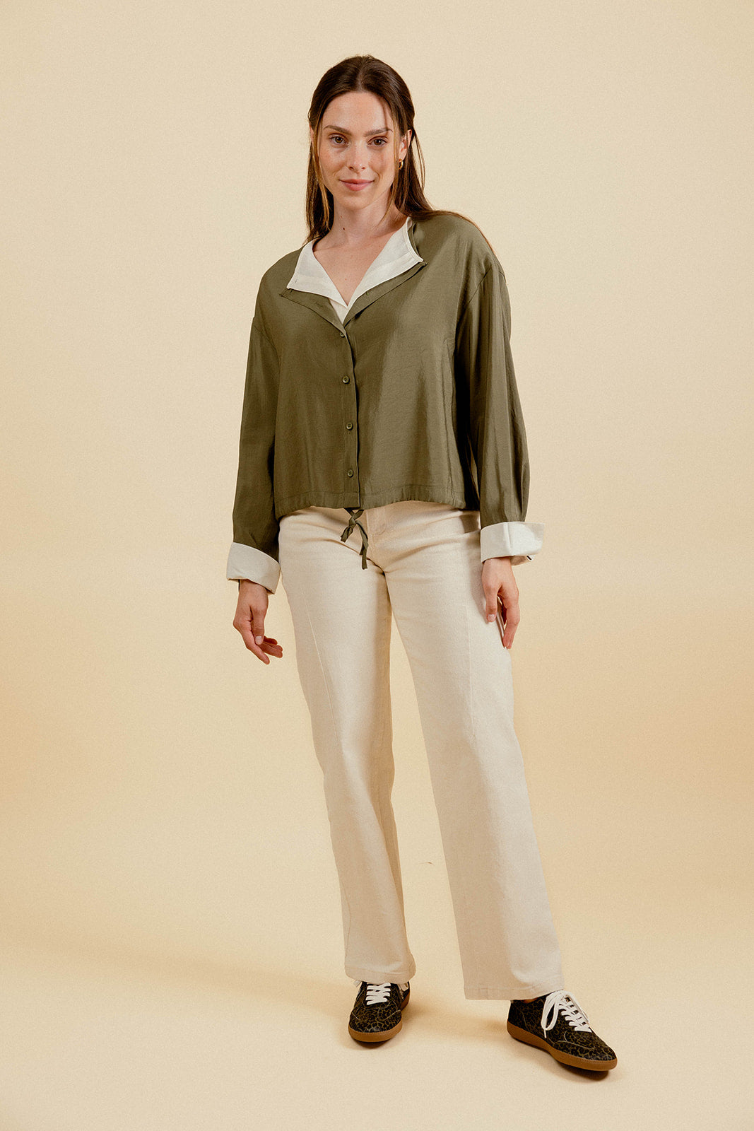 CHEMISE  LOLTA - KAKI