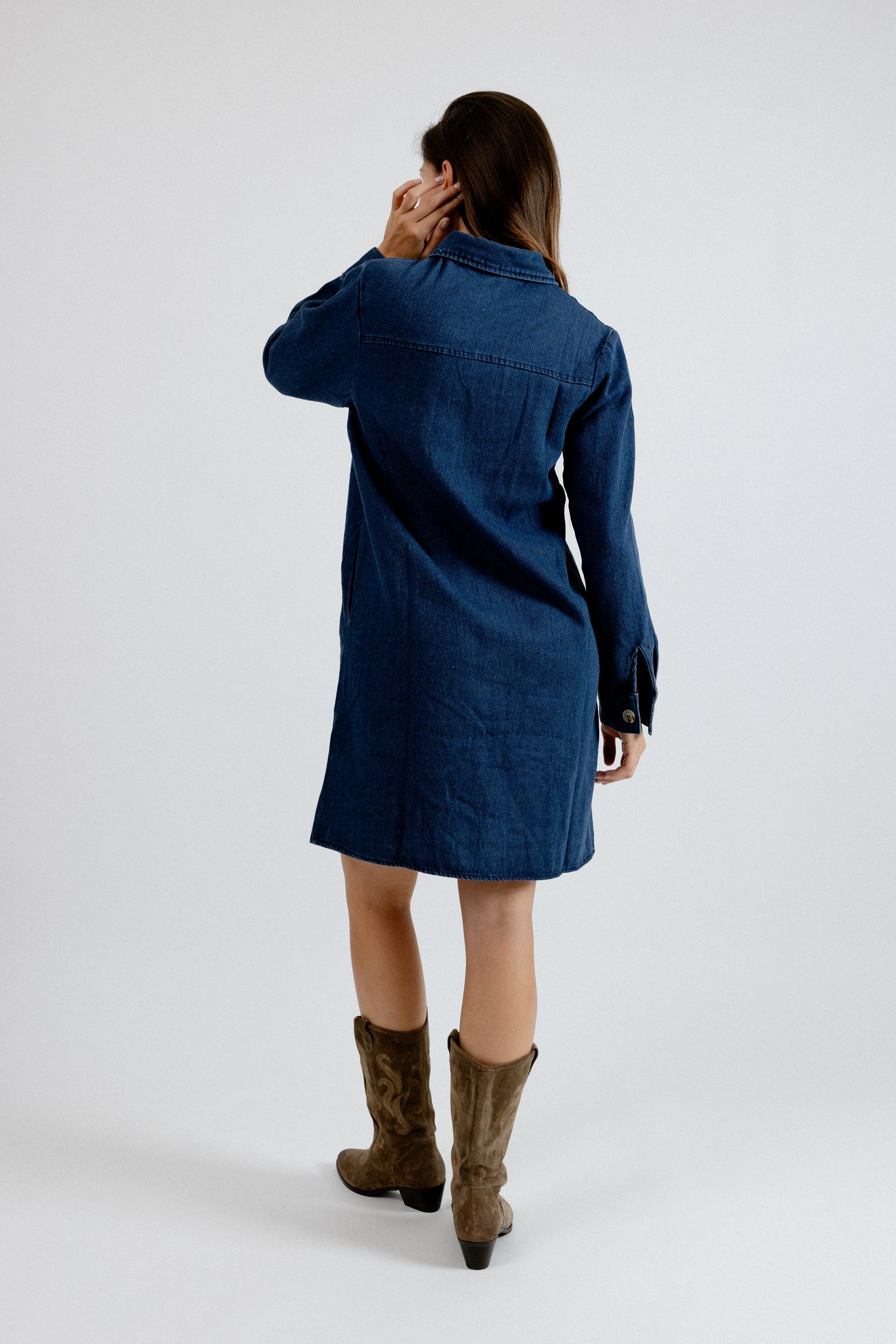 ROBE LORETTE - BLEU