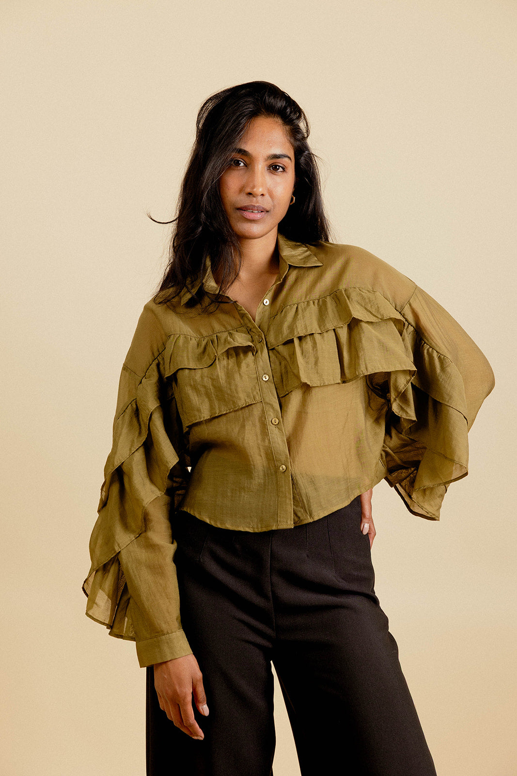 CHEMISE MARY - KAKI